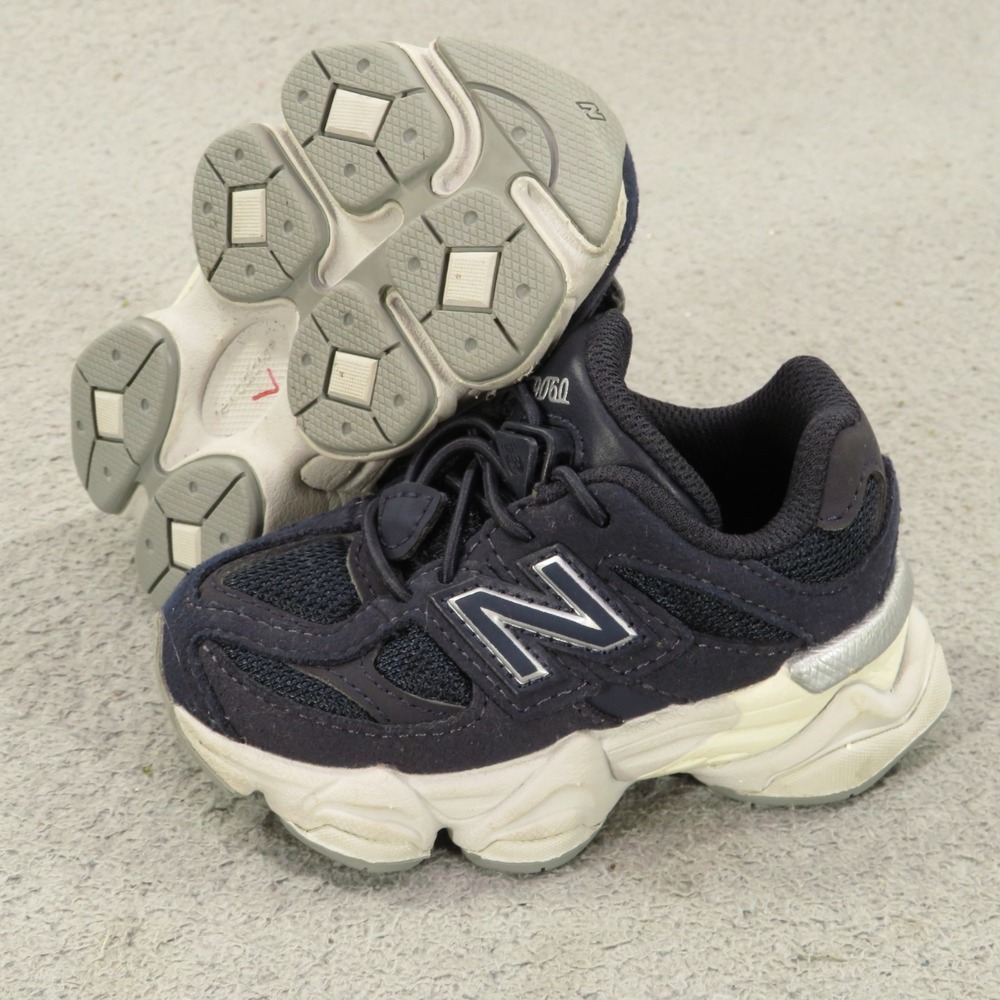 New Balance 9060 Kids 5 M Sneaker Bungee Eclipse Navy Shoes IV9060NV Baby Infant